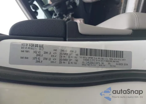 2018 Jeep Grand Cherokee Sterling Edition 4X2 from USA, damaged, VIN 1C4RJEBG8JC124710